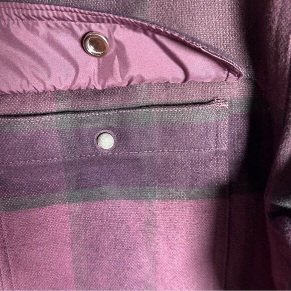 The North Face Valley Organic Cotton Flannel Shirt Jacket Women’s M NWT $110 - Picture 7 of 10
